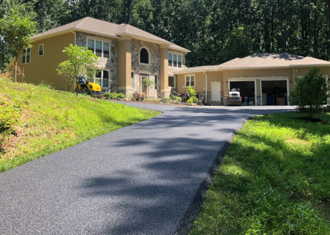 Residential driveway paving